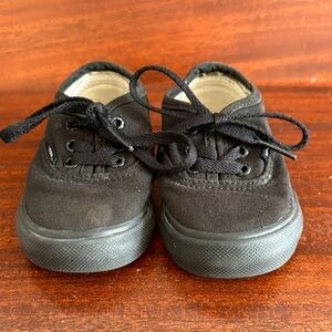 Vans Classic Black Kids Shoes Toddler Size 5